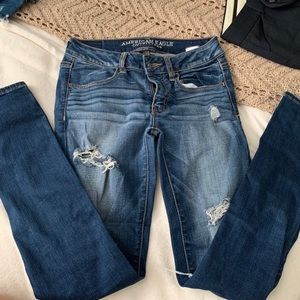 super super stretch skinny jeans